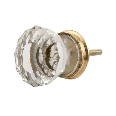 Clear Diamond  Big Glass Cabinet Knob Online 